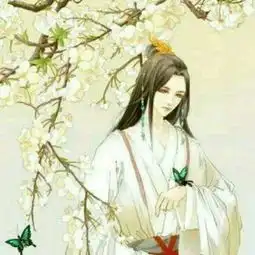 手绘卡通头像情侣古风