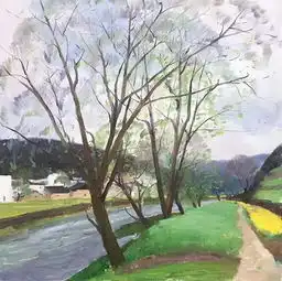 昆山艺术宫艺语西东章文浩商亚东风景油画展
