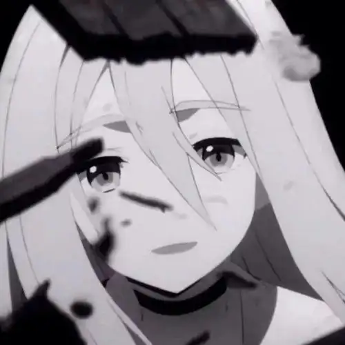 动漫头像丨黑白丧头
