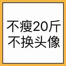 求一张不瘦20斤不换头像的照片啊喂

