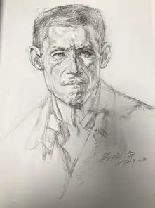 素描干货,美术生都画不好正面头像那是你方法不对
