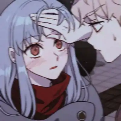 情侣头像动漫一左一右情侣头像动漫冷酷一对
