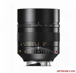 徕卡推出noctiluxm75mmf1.25超大光圈中焦镜头
