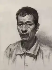 素描画面主次虚实的关系
