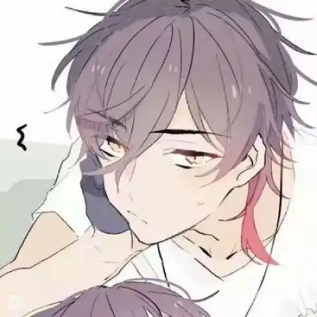 卡通情侣呆萌一对,我和你耍小脾气其实是爱你
