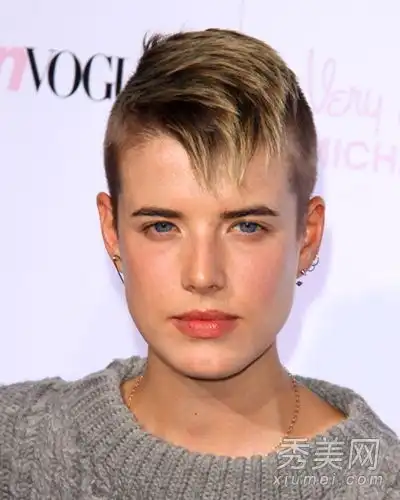 刘诗诗桂纶镁女演员前卫莫希干头像个性时尚
