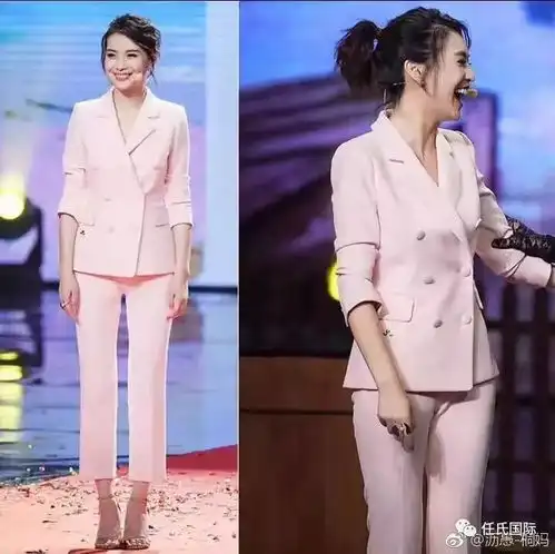 女绅士的廓形西装丝绒阔腿裤睡袍式外搭........