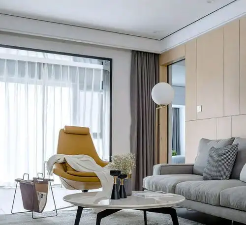 130㎡现代简约三居装修案例效果图土巴兔装修网
