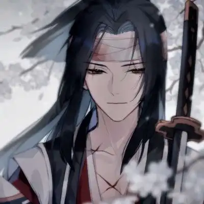 九岚古风二次元男生头像.
