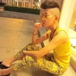 网红黑白照片男微信头像图片大全
