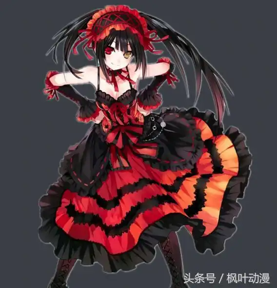 约会大作战中都是顶级美女,男主角五河士道真是有福气
