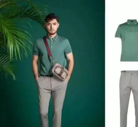 男士绿色短袖t恤搭配各类单品技巧,喜欢的快get起来
