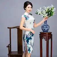 彩绘复古旗袍女生头像微信头像图片大全
