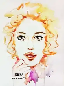 插画启程十四,人物头像水彩教程
