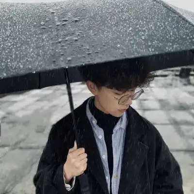 真人帅气男生酷炫头像
