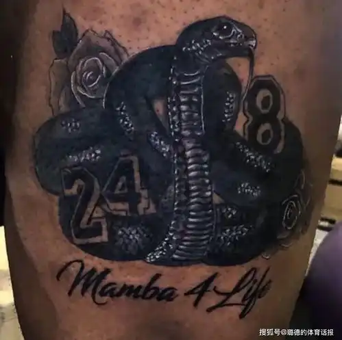 致敬缅怀湖人旧将大腿纹科比logo,詹眉曼巴纹身曾引热议

