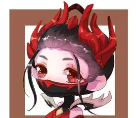 王者荣耀峡谷五黑呆萌动漫头像
