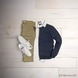 男士,毛衣衬衫,黑白配永不过时
