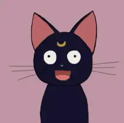 求一张黑猫露娜的qq空间头像,质量一定要高
