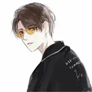 二次元男生头像高冷高冷中透着一丝丝忧伤
