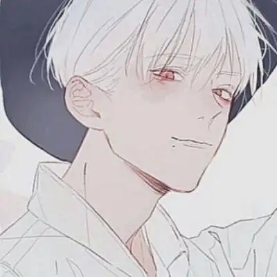 动漫手绘成熟清新文艺男生头像
