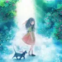 彩铅手绘女生头像唯美小清新微信头像图片大全
