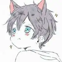 呆萌二次元正太头像猫耳朵微信头像图片大全