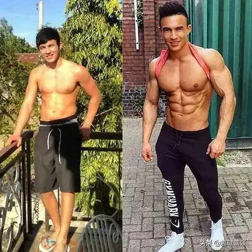 男人有肌肉vs没肌肉,区别怎么这么大有肌肉了不起啊

