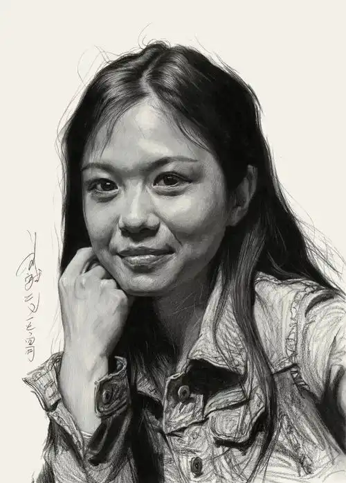 素描头像教学,三天就能画出一张震撼的作品刘斌
