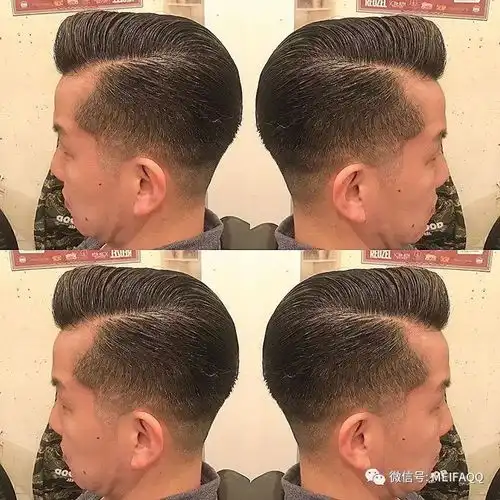 本季度最火的侧推渐层男士发型
