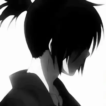帅气个性黑暗丧气的二次元男生qq头像
