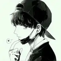 qq男生头像戴帽子戴帽子侧脸动漫男生qq头像
