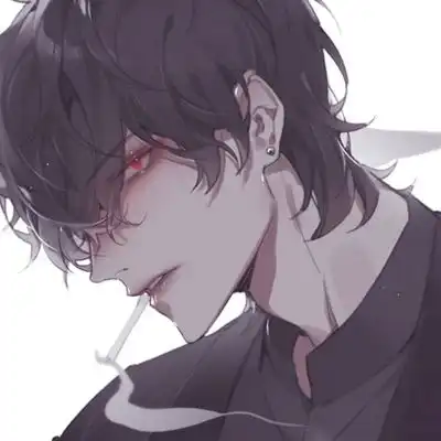 冷酷霸气动漫男头
