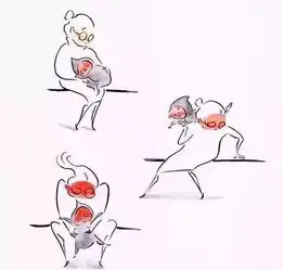 漫画丨妈妈哭着画出熊孩子的日常揪头发,挑食,和爸爸亲
