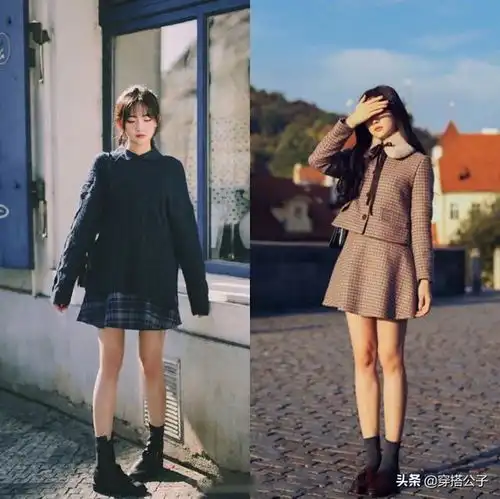 凸显温柔感的乖甜少女风秋冬穿搭
