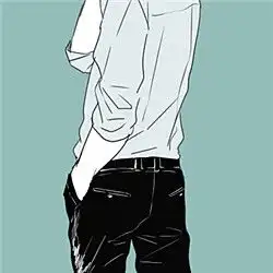 插画动漫二次元头像男
