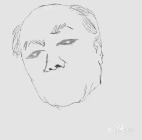 人物头像素描教程
