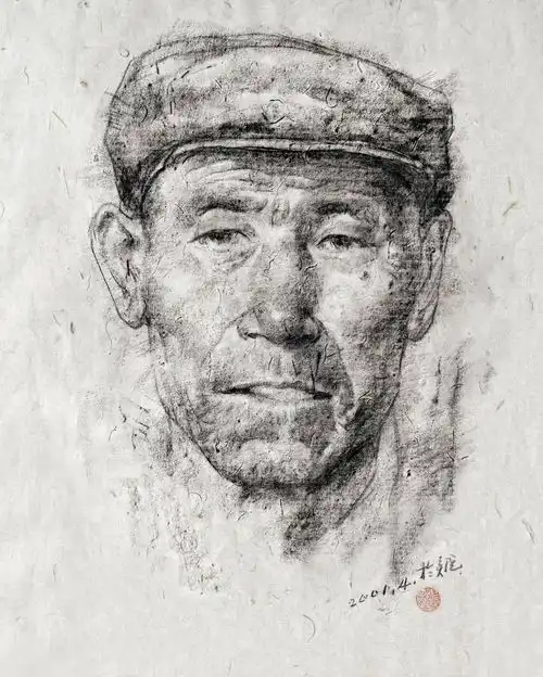 原山西大学美术学院院长,韩植墨素描欣赏
