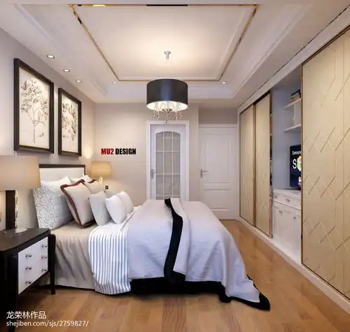 简欧精装修卧室设计图片设计图片赏析
