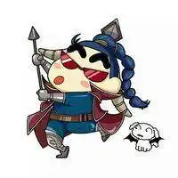 蜡笔小新版英雄联盟卡通人物微信头像图片大全
