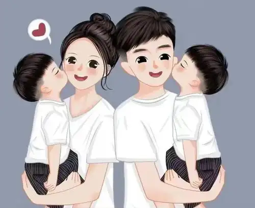 好温馨的亲子头像啊
