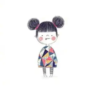 高冷可爱卡通女生头像,全部是小人物的图片
