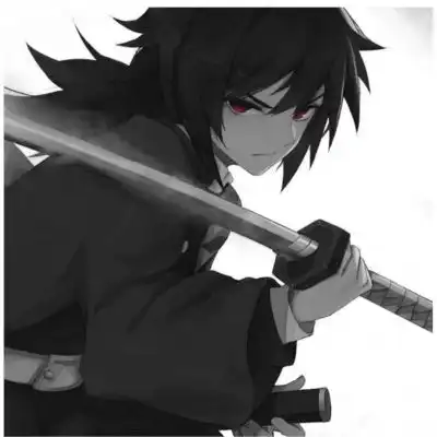 男生黑白灰色头像
