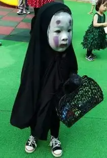刷爆朋友圈的无脸男小朋友卸妆后竟然是这样瞬间萌化你的心组图
