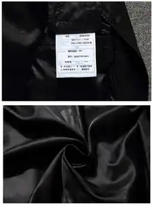 汤河之家皮衣男潮牌刺绣飞行员棒球服丑蛇绣花欧美风皮夹克外套
