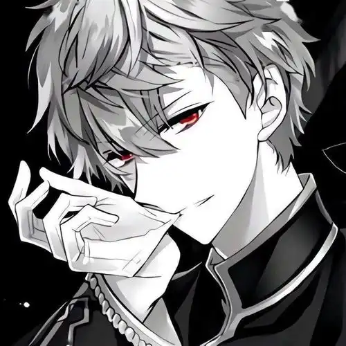 敲好看的二次元动漫男女生头像
