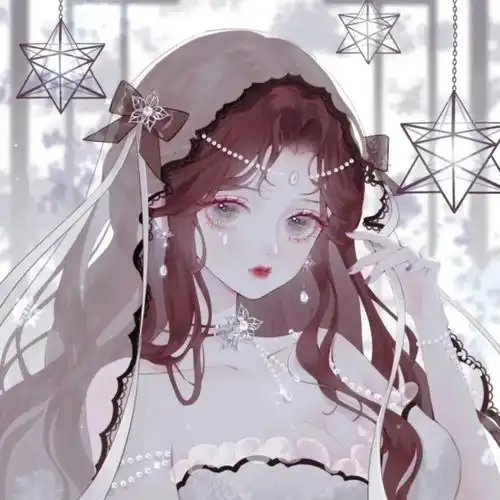 唯美仙气动漫女生头像
