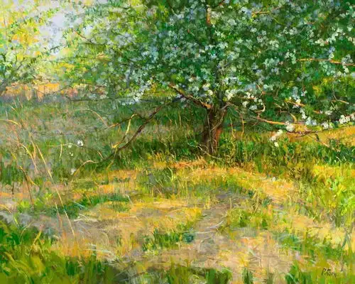 美呆了大神级的油画风景这油画的光影和质感都太棒了,越看越有味道
