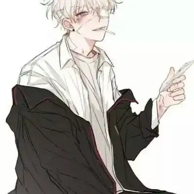 动漫霸气男生头像

