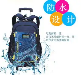 洋湖轩榭小学生拉杆书包男女孩减负三轮六轮爬楼梯儿童拉杆书包小学生儿童a
